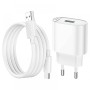 Зарядний пристрій HOCO C109A Fighter QC3.0 18W з кабелем Type C White