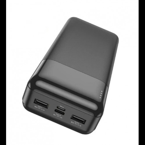 Зовнішній акумулятор Power bank HOCO J72B 30000mAh Powerbank для телефону / Powerbank Black