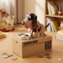 Інтерактивна скарбничка-собака My Dog Piggy Bank SN27, «голодний песик», що їсть монети, дитяча іграшка