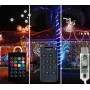Світлодіодна RGB 10м гірлянда на ялинку або новорічного декору в будинку або на вулицю водонепроникна IP65 з керуванням SMART