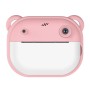 Дитячий фотоапарат-принтер JE-ET 2003, 24 Мп, миттєвий друк, рожевий