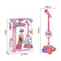 Дитячий мікрофон на регульованій стійці з MP3 і підсвіткою. Музичний ігровий набір для дітей
