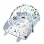Розвивальний килимок Ricokids з дугами та іграшками, білий/сірий, 110×100 см