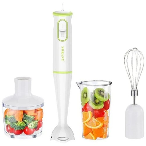 SOKANY Погружной блендер Многофункциональный блендер 4в 1 Мощность 300 Вт