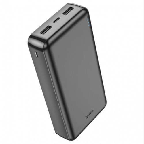 Внешний аккумулятор Power bank HOCO J100A 20000mAh Повербанк для телефона / Павербанк Черный