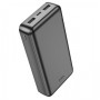 Внешний аккумулятор Power bank HOCO J100A 20000mAh Повербанк для телефона / Павербанк Черный