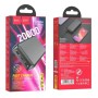 Внешний аккумулятор Power bank HOCO J100A 20000mAh Повербанк для телефона / Павербанк Черный