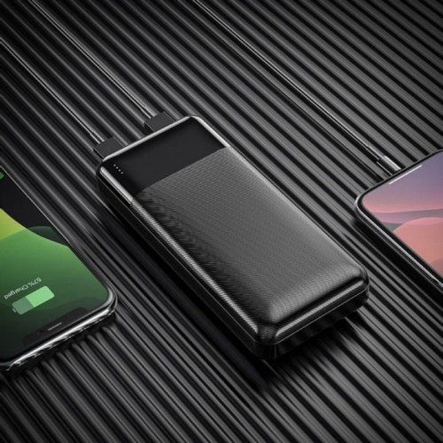 Внешний аккумулятор Power bank HOCO J72A 20000mAh Повербанк для телефона / Павербанк Черный