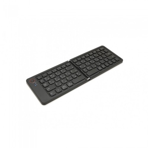 Клавиатура беспроводная bluetooth B023, раскладная, 67 клавиш, (Eng/Pyc), 280x92мм Чёрная