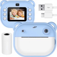 Детский фотоаппарат моментальной печати фото M3 Интерактивная игрушка для детей Синий