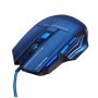 Проводная игровая мышка UKC X7S с подсветкой + коврик Синяя