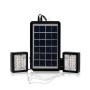 Прожектор із сонячною панеллю та 2 лампами 6v3w EP-05