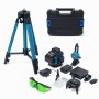 Лазерний рівень 16 ліній 4D із зеленим променем, акумулятором і штативом 1 м