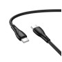 Кабель USB Borofone BX121 Type-C to Type-C 60W Чорний