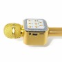 Караоке-мікрофон Bluetooth DM WS1818 з динаміками бездротова колонка мікрофон для співу Жовтий