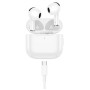 Беспроводные наушники вкладыши Bluetooth HOCO EW78 с зарядным кейсом Белые