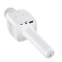 Микрофон с караоке, Bluetooth, AUX, 1200 мАч, HOCO BK5 Cantando, Белый