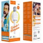 Микрофон с караоке, Bluetooth, AUX, 1200 мАч, HOCO BK5 Cantando, Белый