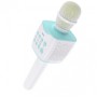 Микрофон с караоке, Bluetooth, AUX, 1200 мАч, HOCO BK5 Cantando, Голубой