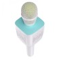 Микрофон с караоке, Bluetooth, AUX, 1200 мАч, HOCO BK5 Cantando, Голубой