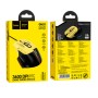 Игровая проволочная мышка HOCO GM31 Overlord luminous gaming 1200-3600DPI USB 1.4M для ПК/ноутбука с подсветкой Черный-Желтый