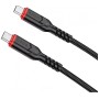 Кабель для зарядки HOCO X59 Type-C to Type-C Victory 60W data cable 1м Черный