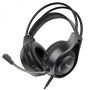 Игровые наушники с микрофоном HOCO W106 Tiger Gaming Headset проводные, с оголовьем Черные