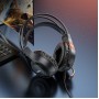 Игровые наушники с микрофоном HOCO W106 Tiger Gaming Headset проводные, с оголовьем Черные
