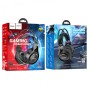 Игровые наушники с микрофоном HOCO W106 Tiger Gaming Headset проводные, с оголовьем Черные