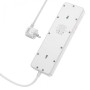 Сетевое зарядное устройство удлинитель HOCO AC14A Rico 3 USB/ Type-C 5 розеток 1,5m PD/QC, 3A/30W