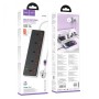Сетевое зарядное устройство удлинитель HOCO AC14A Rico 3 USB/ Type-C 5 розеток 1,5m PD/QC, 3A/30W