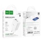 Сетевое зарядное устройство адаптер HOCO C126A Pure 1USB/2Type-C, 40W, поддержка быстрой зарядки PD/QC/FCP/AFC