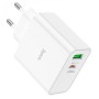 Сетевое зарядное устройство адаптер HOCO C113A Awesome 1USB/1Type-C, 65W, поддержка быстрой зарядки PD/QC/FCP/AFC