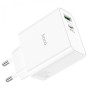 Сетевое зарядное устройство адаптер HOCO C113A Awesome 1USB/1Type-C, 65W, поддержка быстрой зарядки PD/QC/FCP/AFC