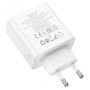 Сетевое зарядное устройство адаптер HOCO C113A Awesome 1USB/1Type-C, 65W, поддержка быстрой зарядки PD/QC/FCP/AFC