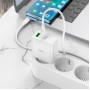 Сетевое зарядное устройство адаптер HOCO C113A Awesome 1USB/1Type-C, 65W, поддержка быстрой зарядки PD/QC/FCP/AFC
