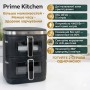 Аерогриль подвійний Prime Kitchen AF960AP, 15 л, 4400 Вт, з двома незалежними камерами, цифрове керування