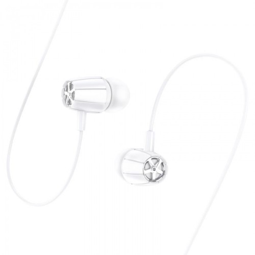 Наушники проводные вакуумные HOCO M88 с микрофоном Белые