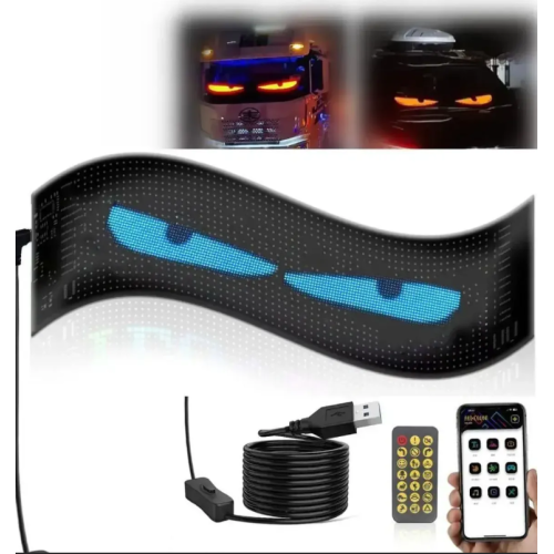 Гнучкий екран LED Matrix Panel APP wifi rgb 120*595мм Гнучкий, повнокольоровий