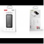 Внешний аккумулятор Power bank XO PB312 10000 Mah батарея зарядка Черный
