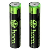 Аккумуляторы мини пальчик AAA 1200mAh 2шт с разъемом Type-C HOCO JA4