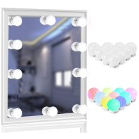 Підсвітка для дзеркала з регулюванням яскравості для макіяжу