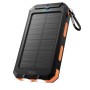 Внешний аккумулятор Power Bank HOCO J164 Platinum Solar 8000mAh 10W, с солнечной панелью и LED фонариком