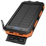 Внешний аккумулятор Power Bank HOCO J164 Platinum Solar 8000mAh 10W, с солнечной панелью и LED фонариком