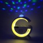 Лампа-нічник із бездротовою зарядкою, Bluetooth-колонкою і RGB LED-підсвіткою 15 Вт + дискокуля, YN-2366