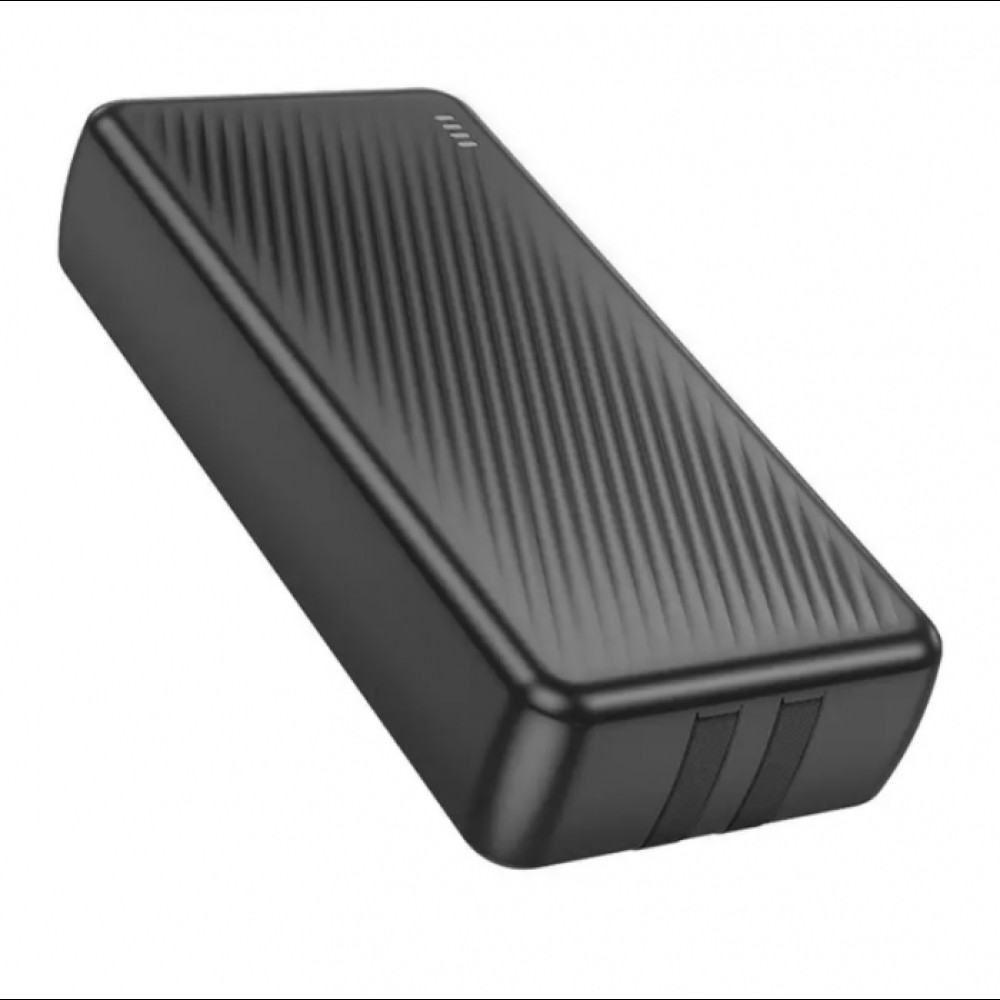 Powerbank BOROFONE BJ57A с быстрой зарядкой 22.5W 20000 mAh + кабели Type-C/Lightning Черный