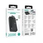Powerbank BOROFONE BJ57A с быстрой зарядкой 22.5W 20000 mAh + кабели Type-C/Lightning Черный