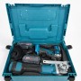 Акумуляторний набір 2в1 48 V: шурупокрут і кутова шліфмашина в кейсі, синій, модель X332