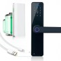 Розумний дверний замок із біометрією на батарейках і USB, Bluetooth, TUYA/ Електронний замок із паролем
