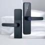 Розумний дверний замок із біометрією на батарейках і USB, Bluetooth, TUYA/ Електронний замок із паролем